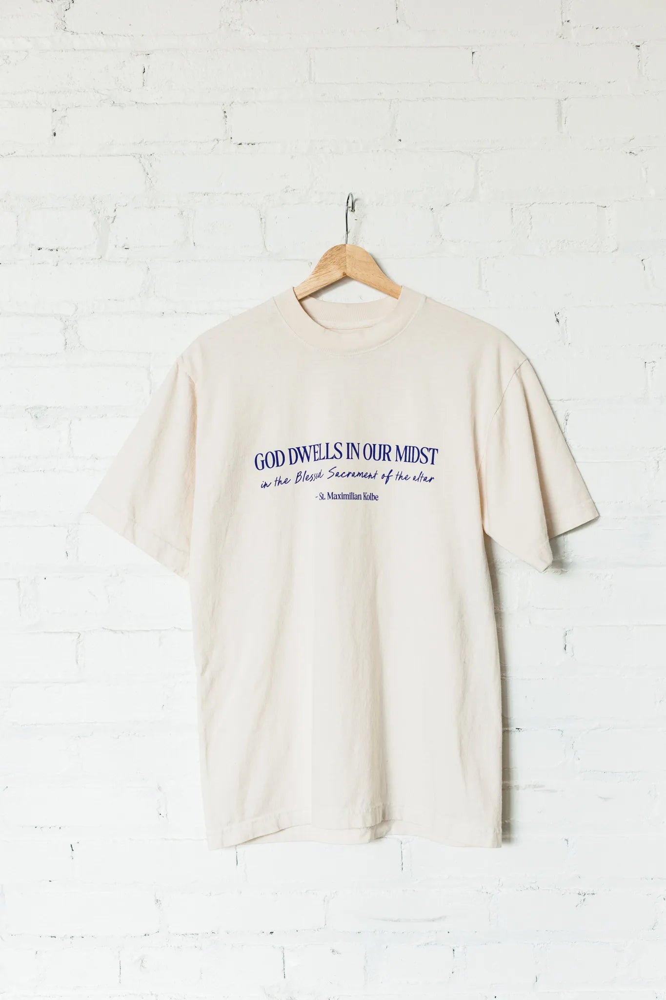 "God Dwells in Our Midst" / St. Maximilian Kolbe T-Shirt