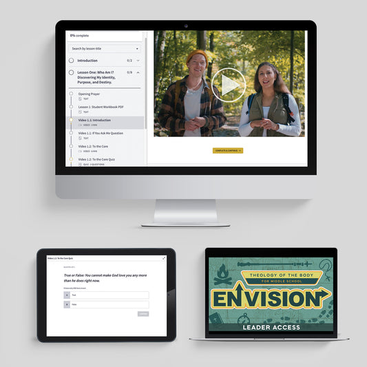 Envision: Theology of the Body for Middle School, Online Leader's Access