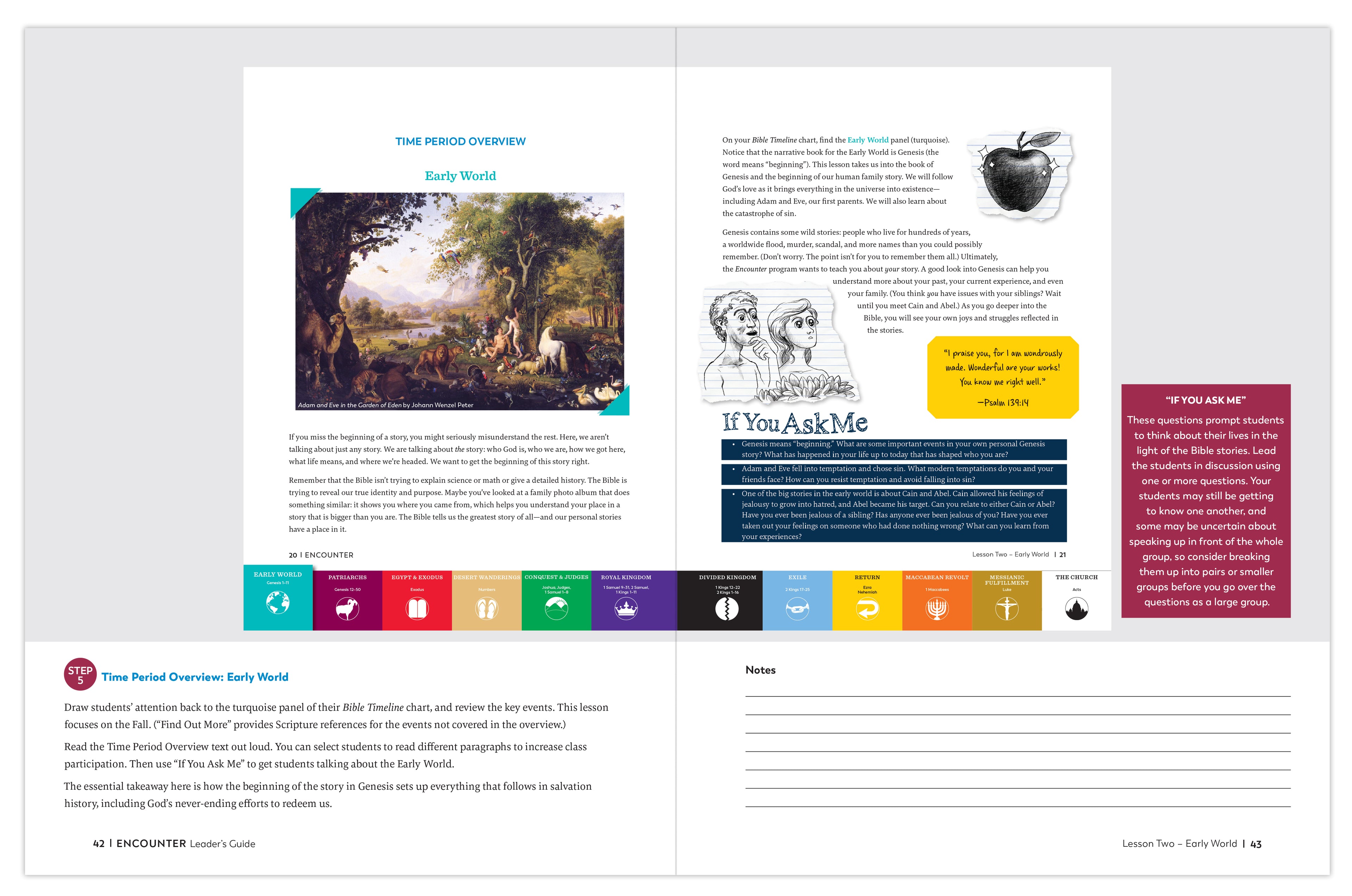 Encounter: The Bible Timeline for Middle School, Leader's Guide (Includes Online Leader's Access)