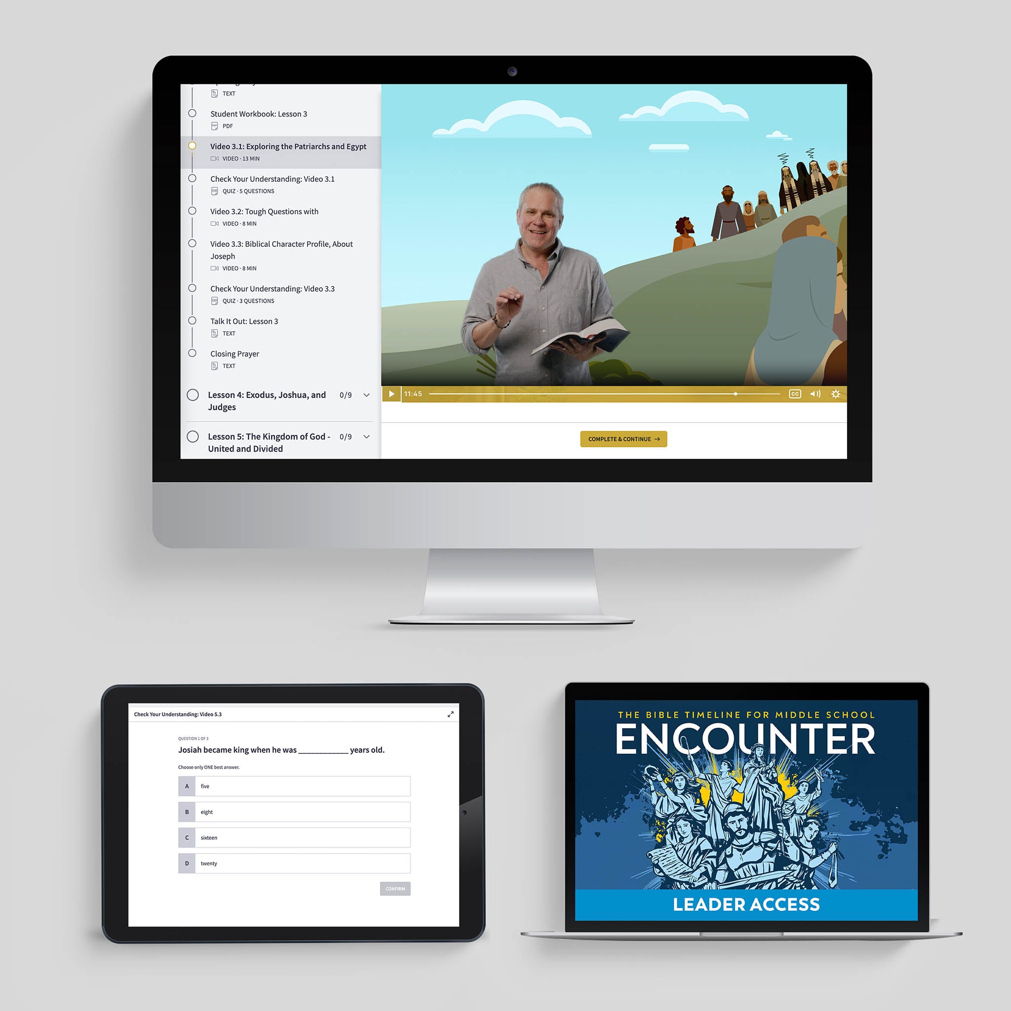 Encounter: The Bible Timeline for Middle School, Leader's Access