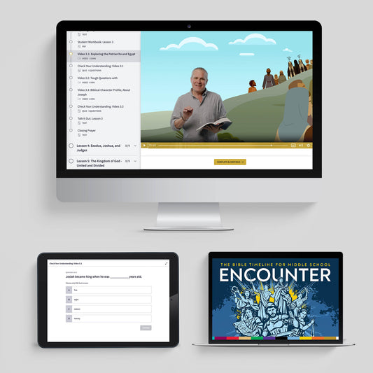 Encounter: The Bible Timeline for Middle School, Online Course