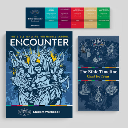 Encounter: The Bible Timeline for Middle School, Student Workbook Only (No Online Course)