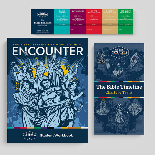Encounter: The Bible Timeline for Middle School, Student Workbook Only (No Online Course)