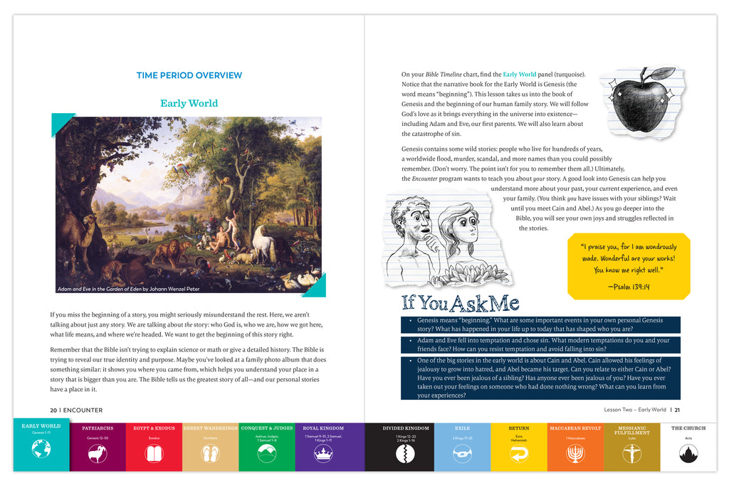 Encounter: The Bible Timeline for Middle School, Student Pack