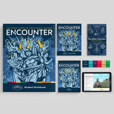 Encounter: The Bible Timeline for Middle School, Starter Pack (Includes Online Leader's Access)