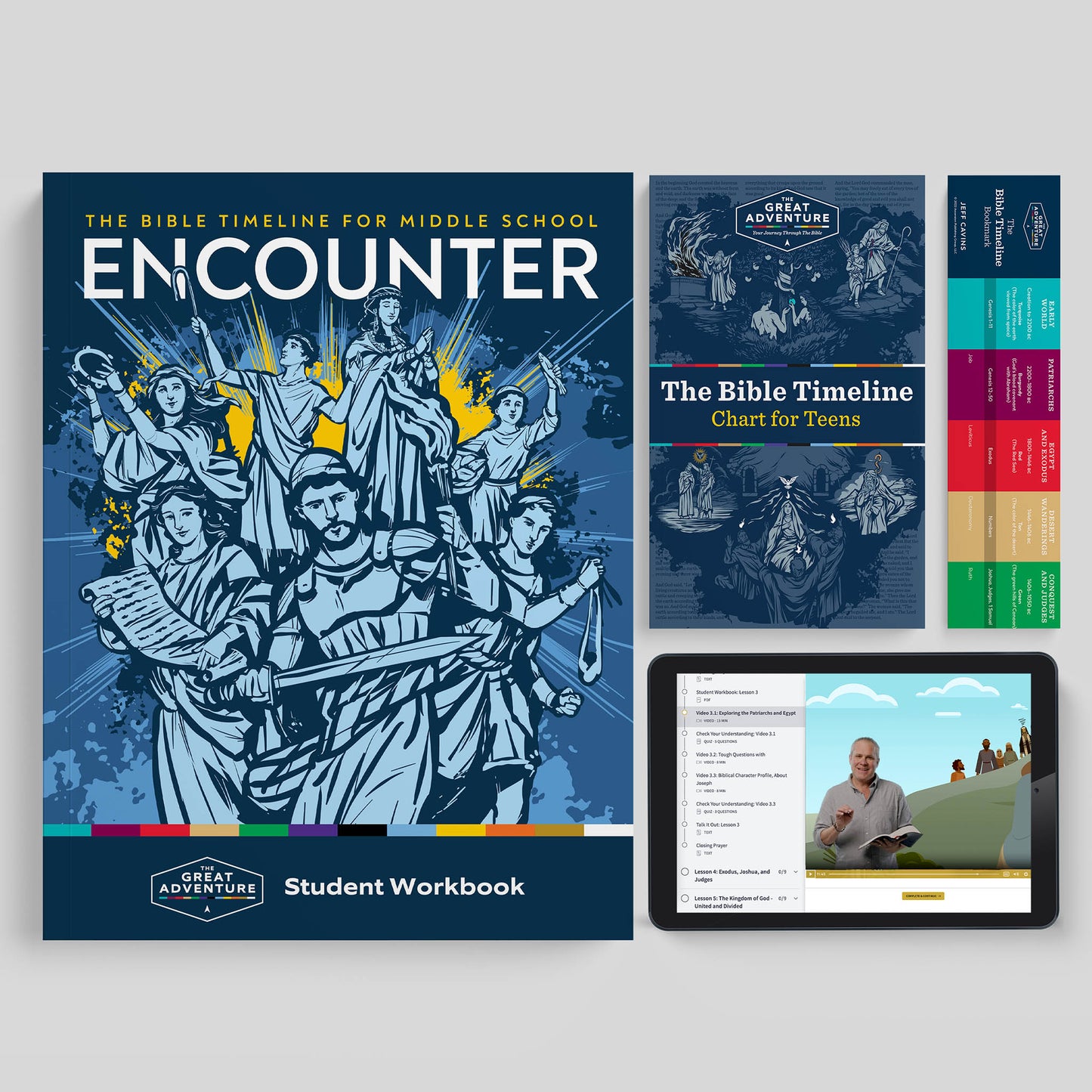 Encounter: The Bible Timeline for Middle School, Student Pack (Includes Online Course Access)