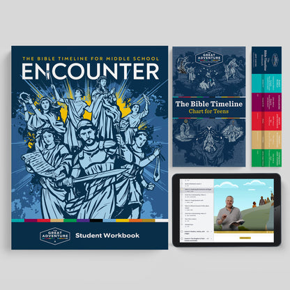 Encounter: The Bible Timeline for Middle School, Student Pack (Includes Online Course Access)