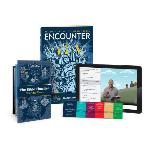 Encounter: The Bible Timeline for Middle School, Student Pack (Includes Online Course Access)