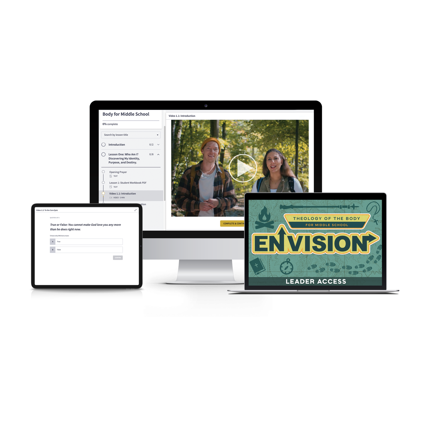 Envision: Theology of the Body for Middle School, Starter Pack (Includes Online Leader's Access)