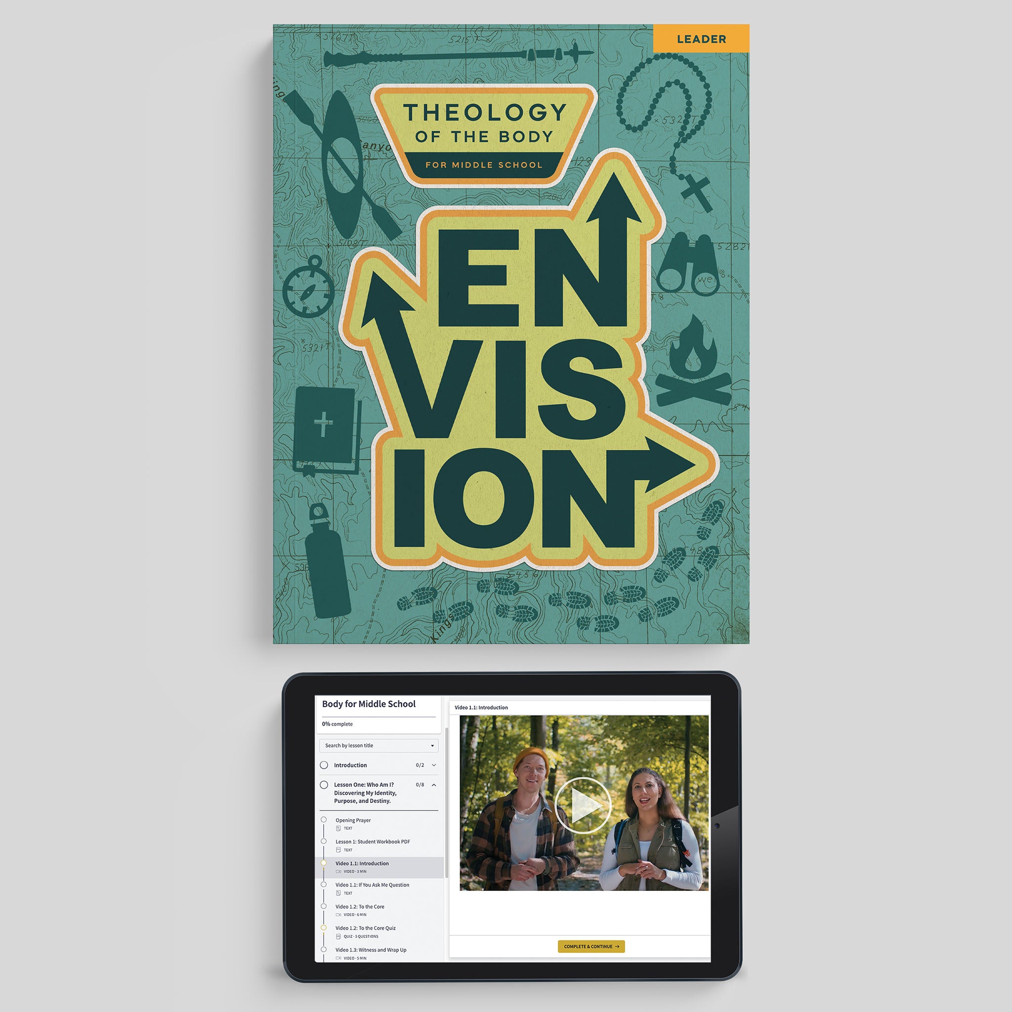 Envision: Teología del Cuerpo para la Escuela Secundaria, Guía del Líder con Acceso en Línea