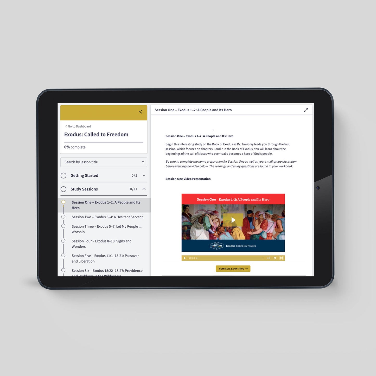 Exodus Called to Freedom Online Access