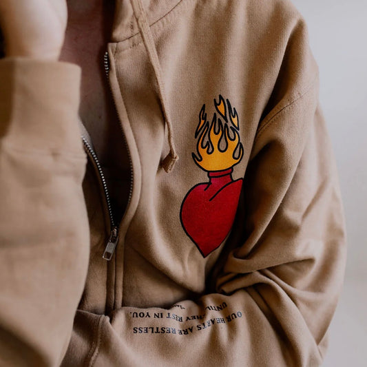 "Our Hearts Are Restless" / St. Augustine Hoodie