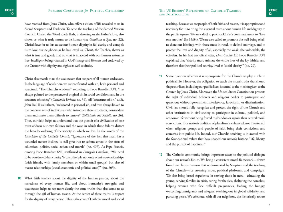 Forming Consciences for Faithful Citizenship: A Call to Political Resp ...