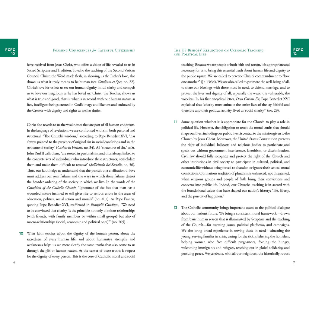 Forming Consciences for Faithful Citizenship: A Call to Political Responsibility