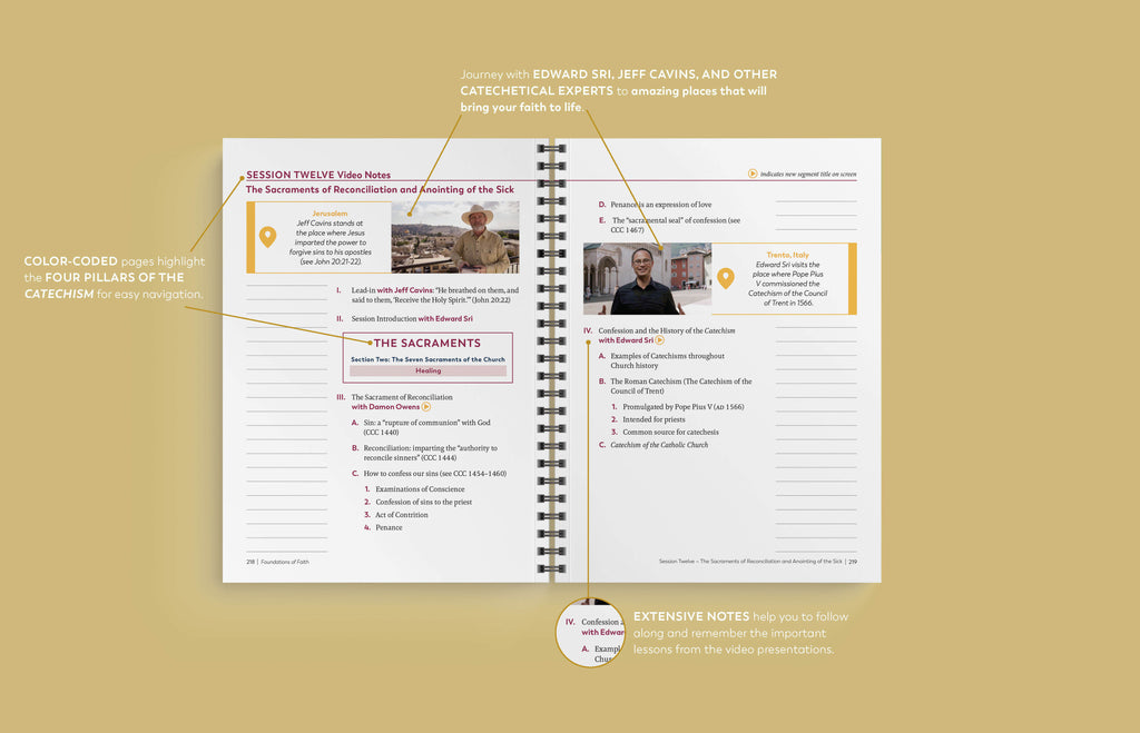 Fundamentos de la fe: Un viaje a través del Catecismo de la Iglesia Católica, Material de estudio