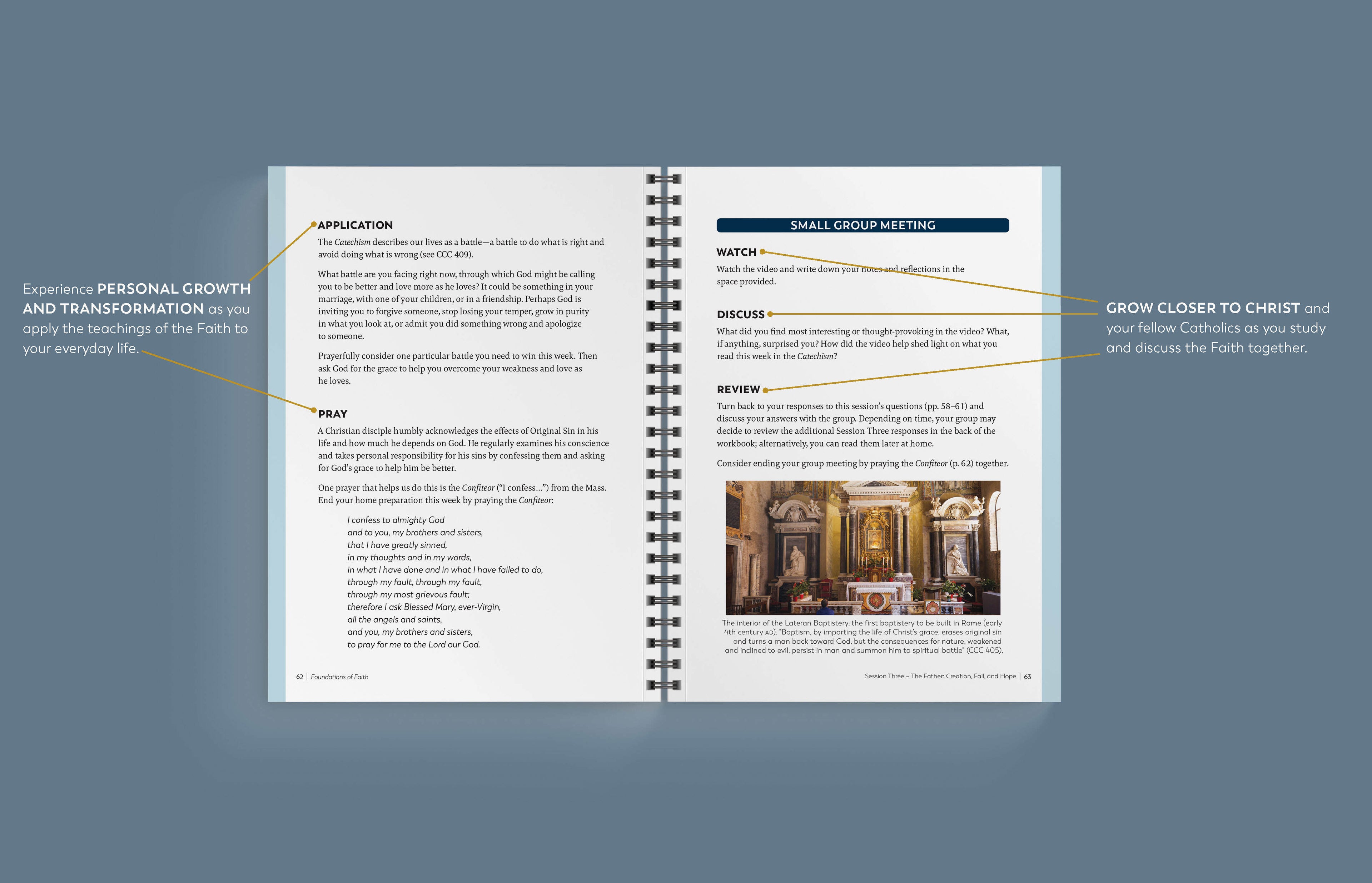 Fundamentos de la fe: un viaje a través del Catecismo de la Iglesia Católica, Paquete inicial