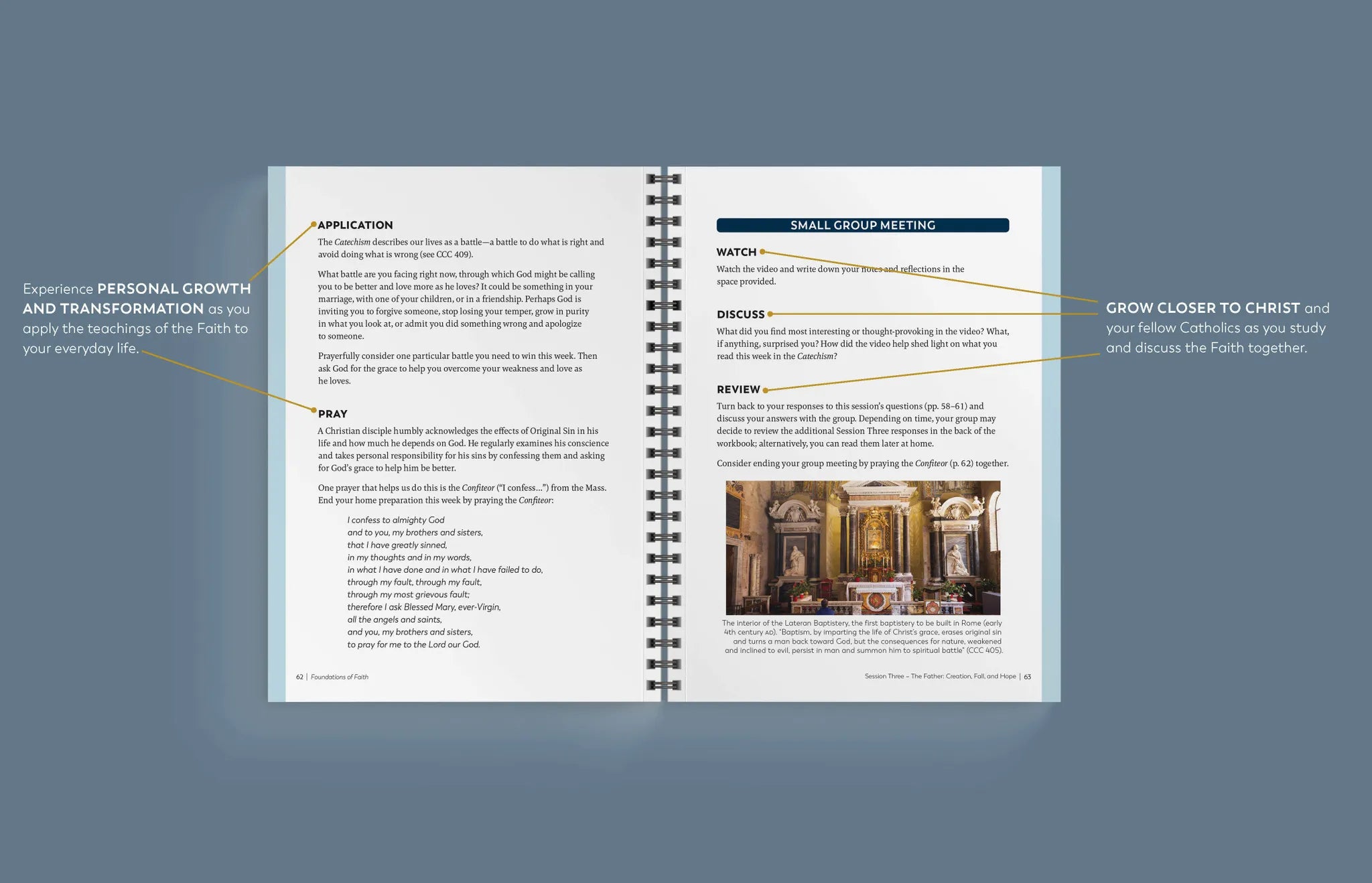 Foundations of Faith Study Set Bundle (with Catechism of the Catholic Church, Ascension Edition)
