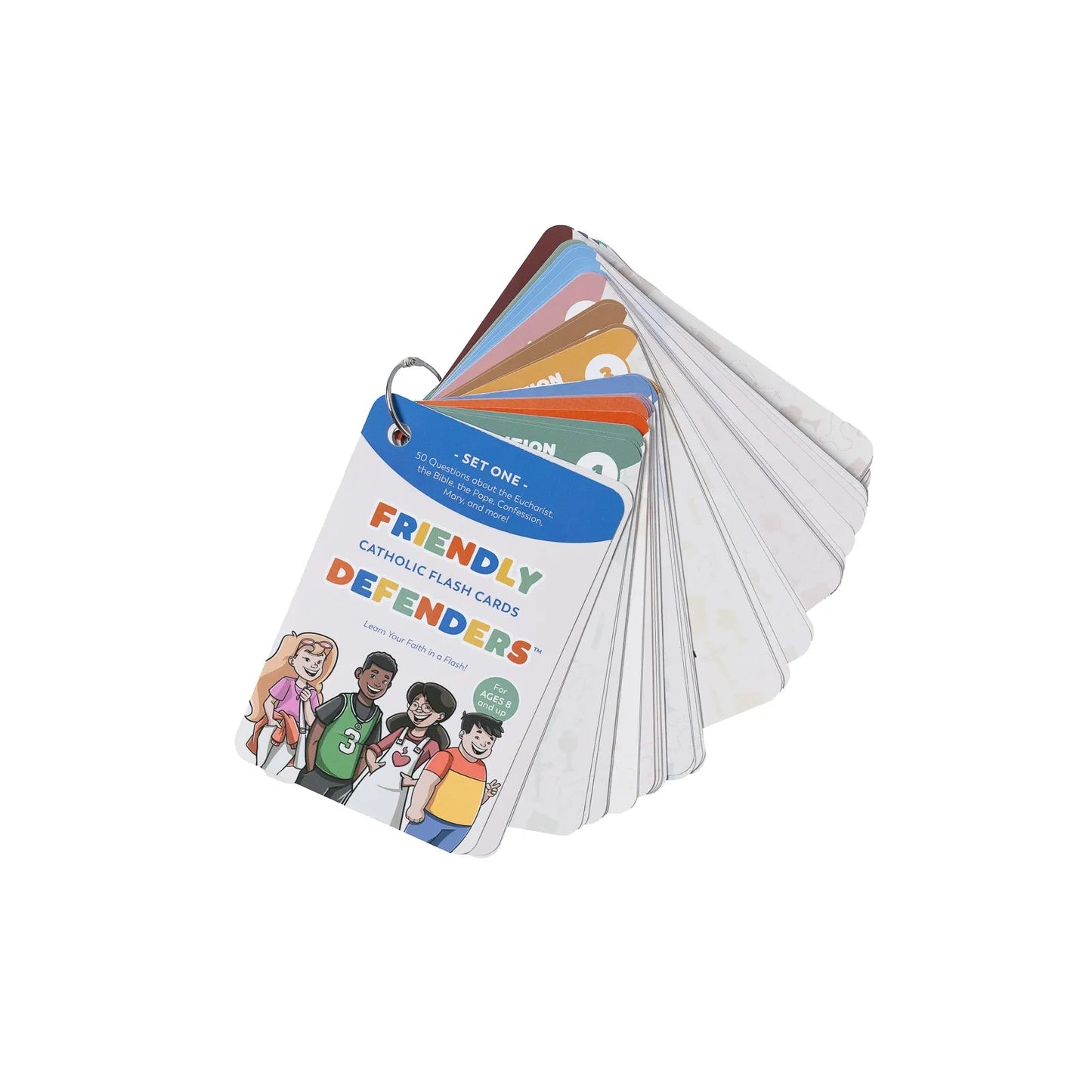 Friendly Defenders: Catholic Flash Cards