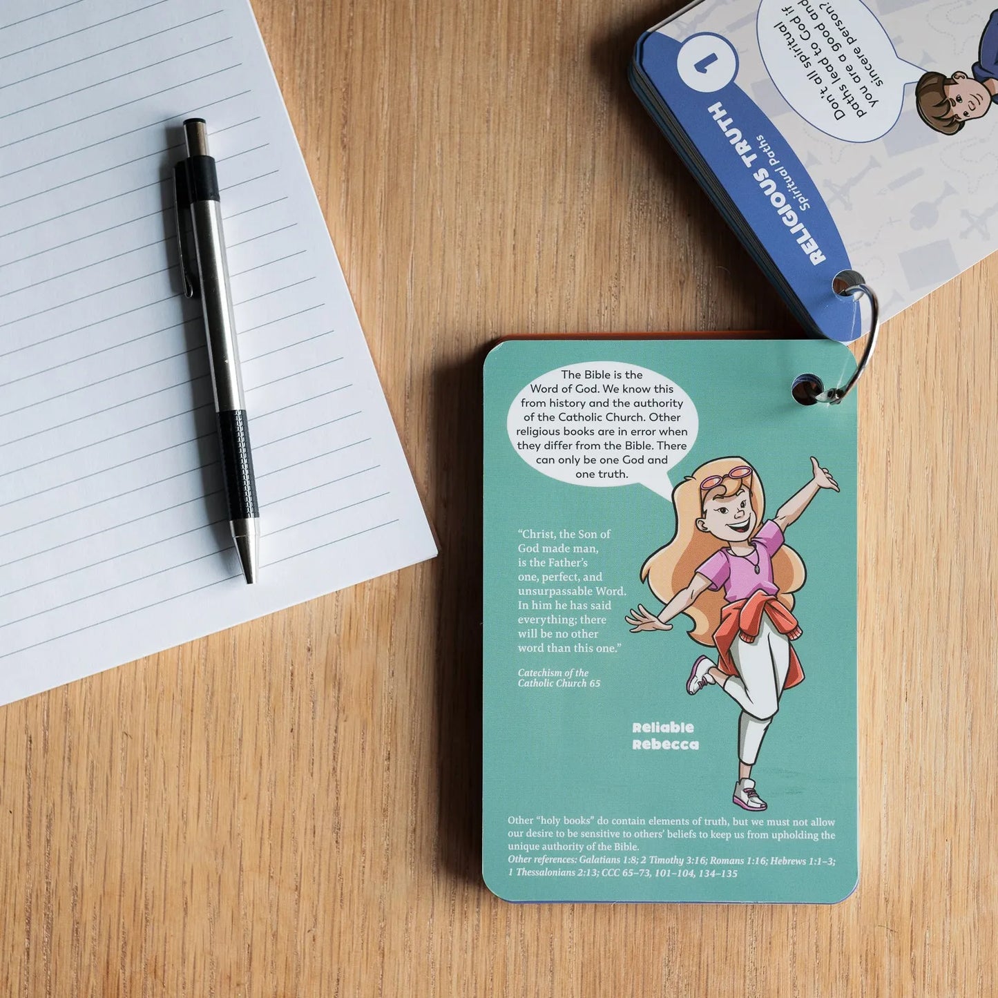 Friendly Defenders: Catholic Flash Cards