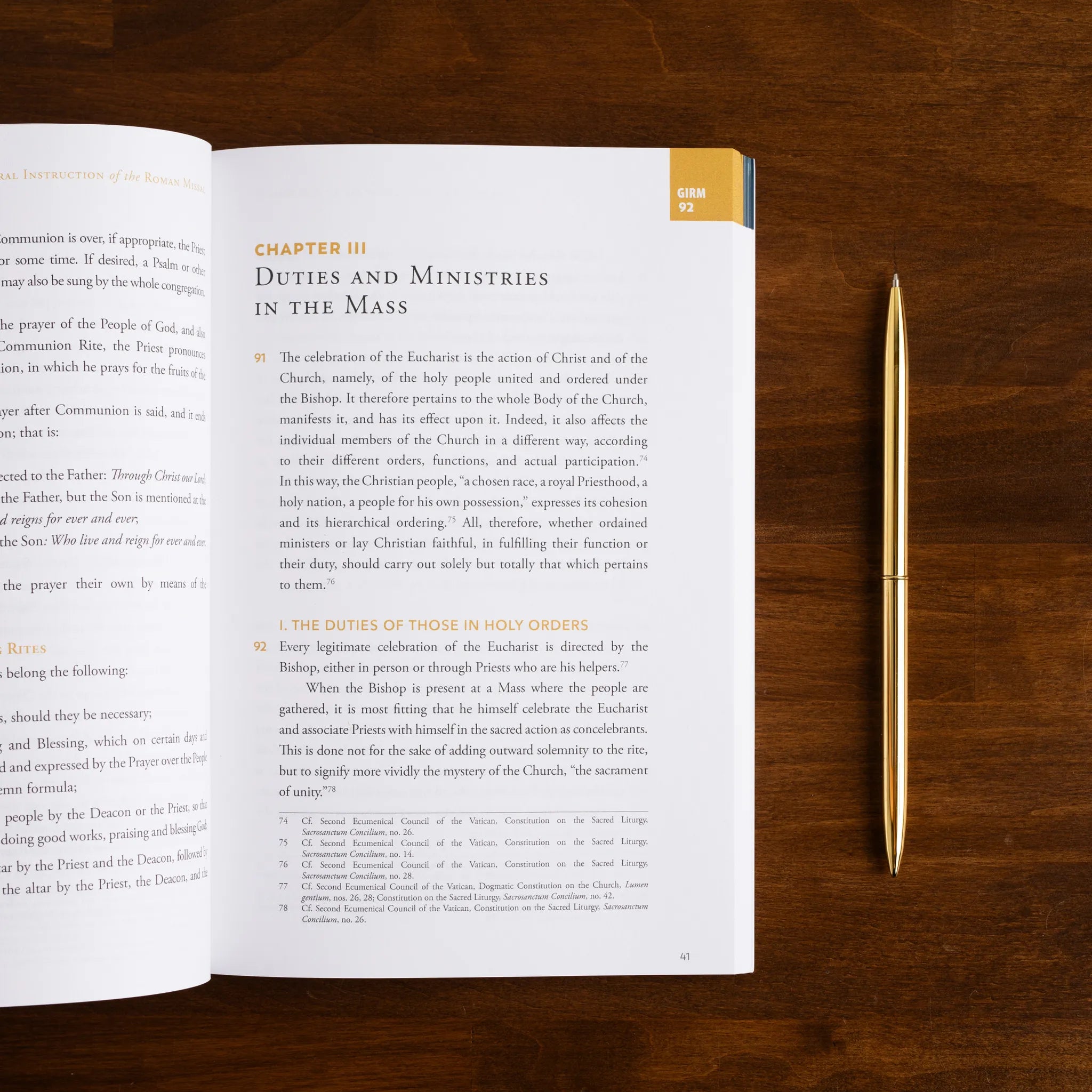 The General Instruction of the Roman Missal