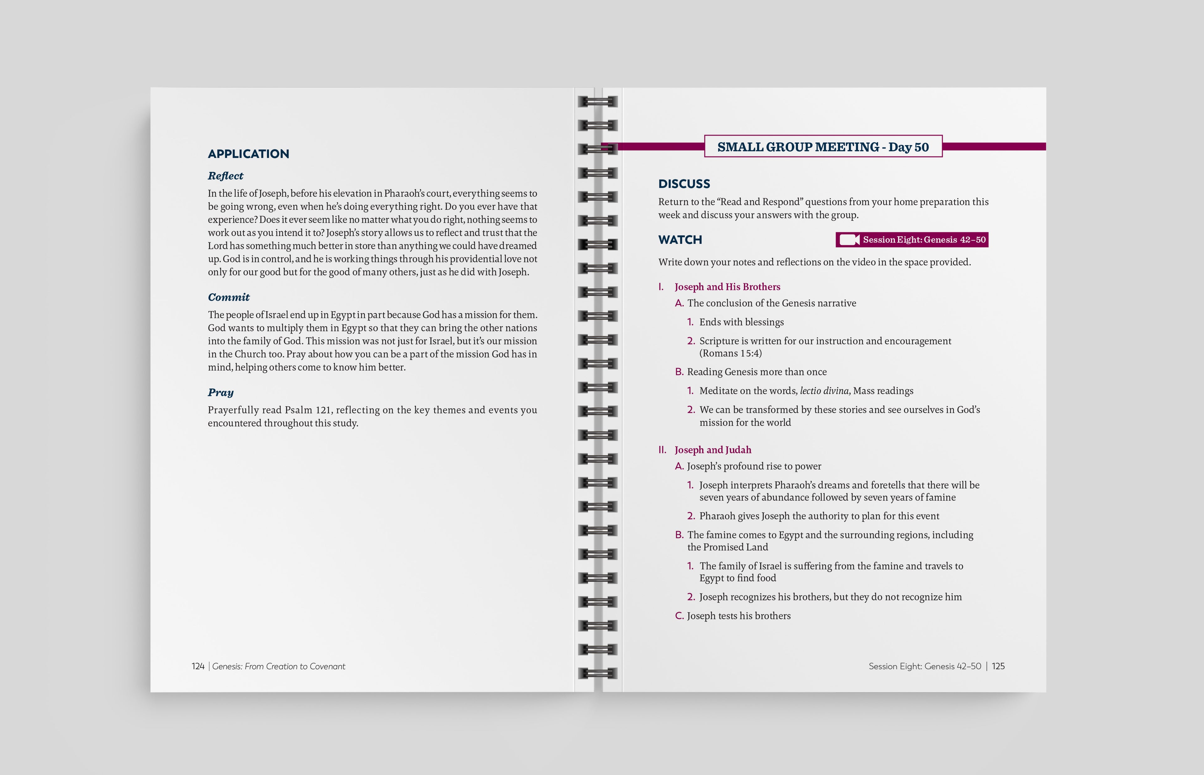 Genesis: From Creation to Covenant, Workbook
