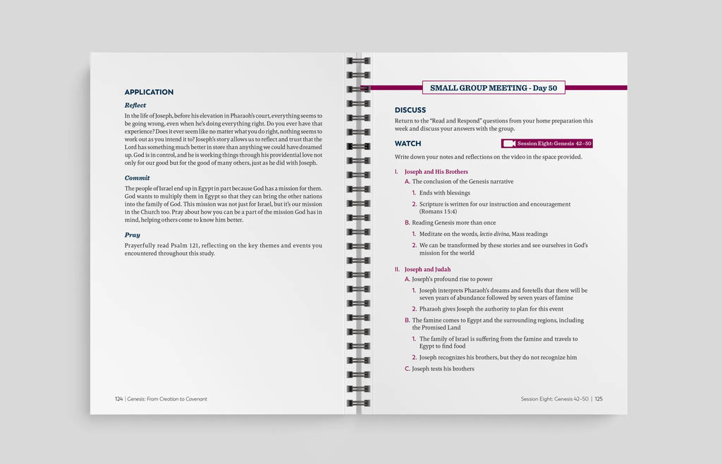 Genesis: From Creation to Covenant, Workbook