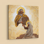 Canvas Print - The Giving of the Law to Moses (12x12)
