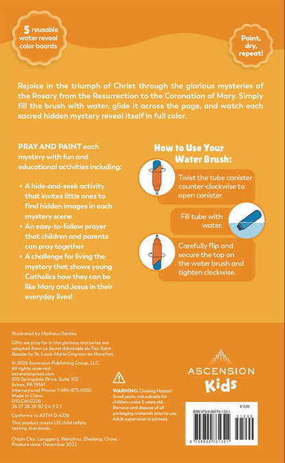 Pray and Paint: Mysteries of the Rosary Water Reveal Bundle