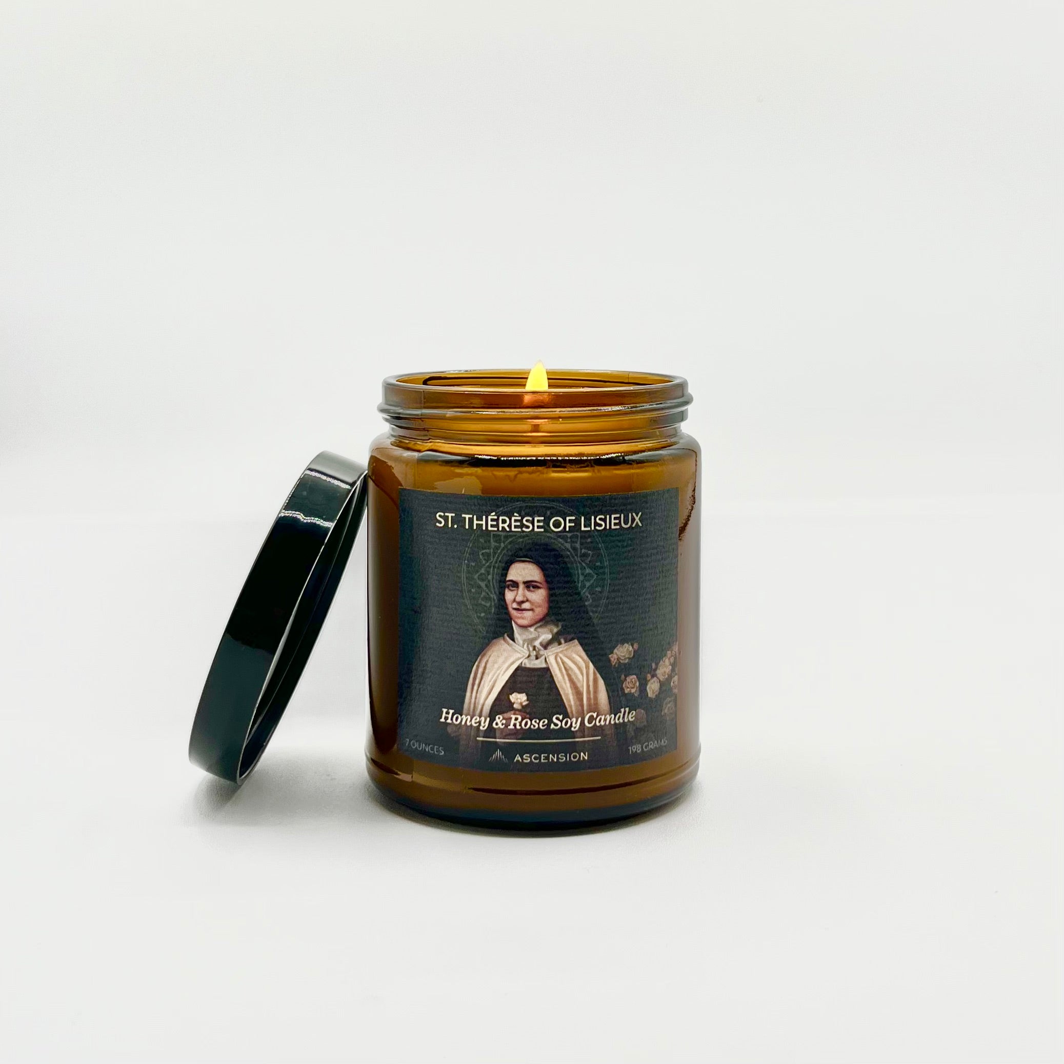 "Honey & Rose" / St. Thérèse of Lisieux Soy Candle