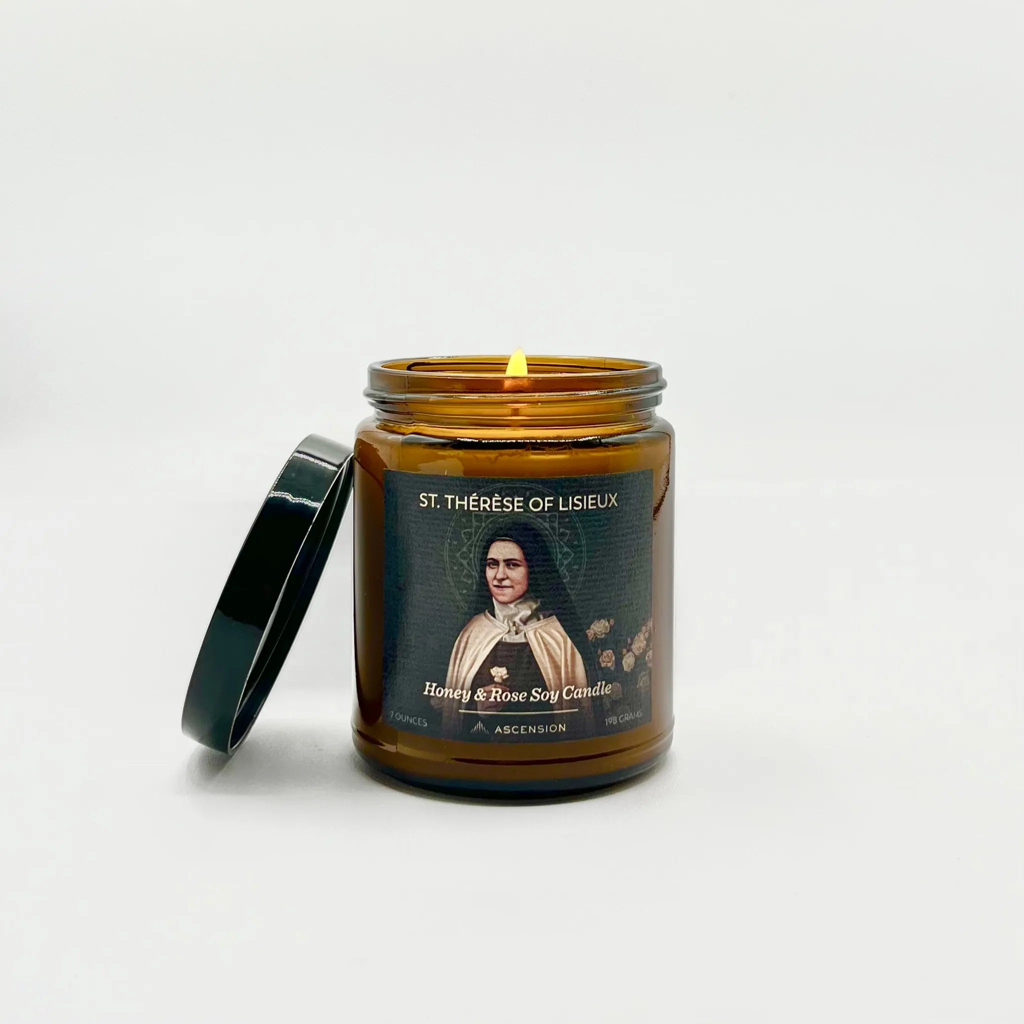 "Honey & Rose" / St. Thérèse of Lisieux Soy Candle