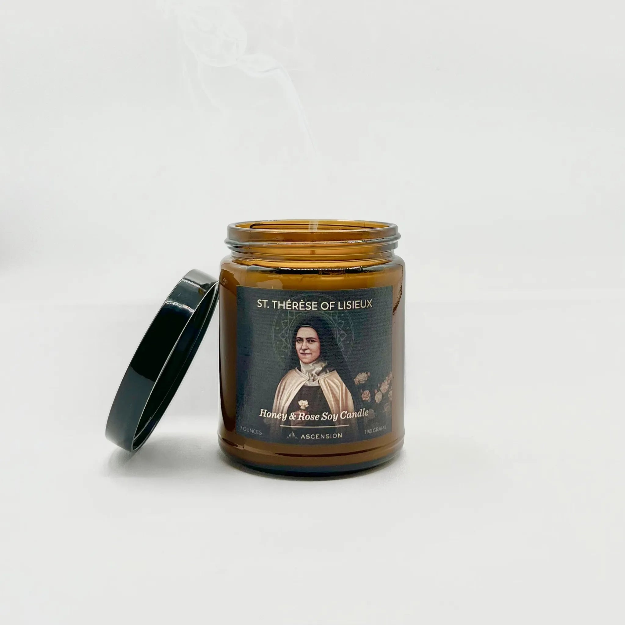 "Honey & Rose" / St. Thérèse of Lisieux Soy Candle