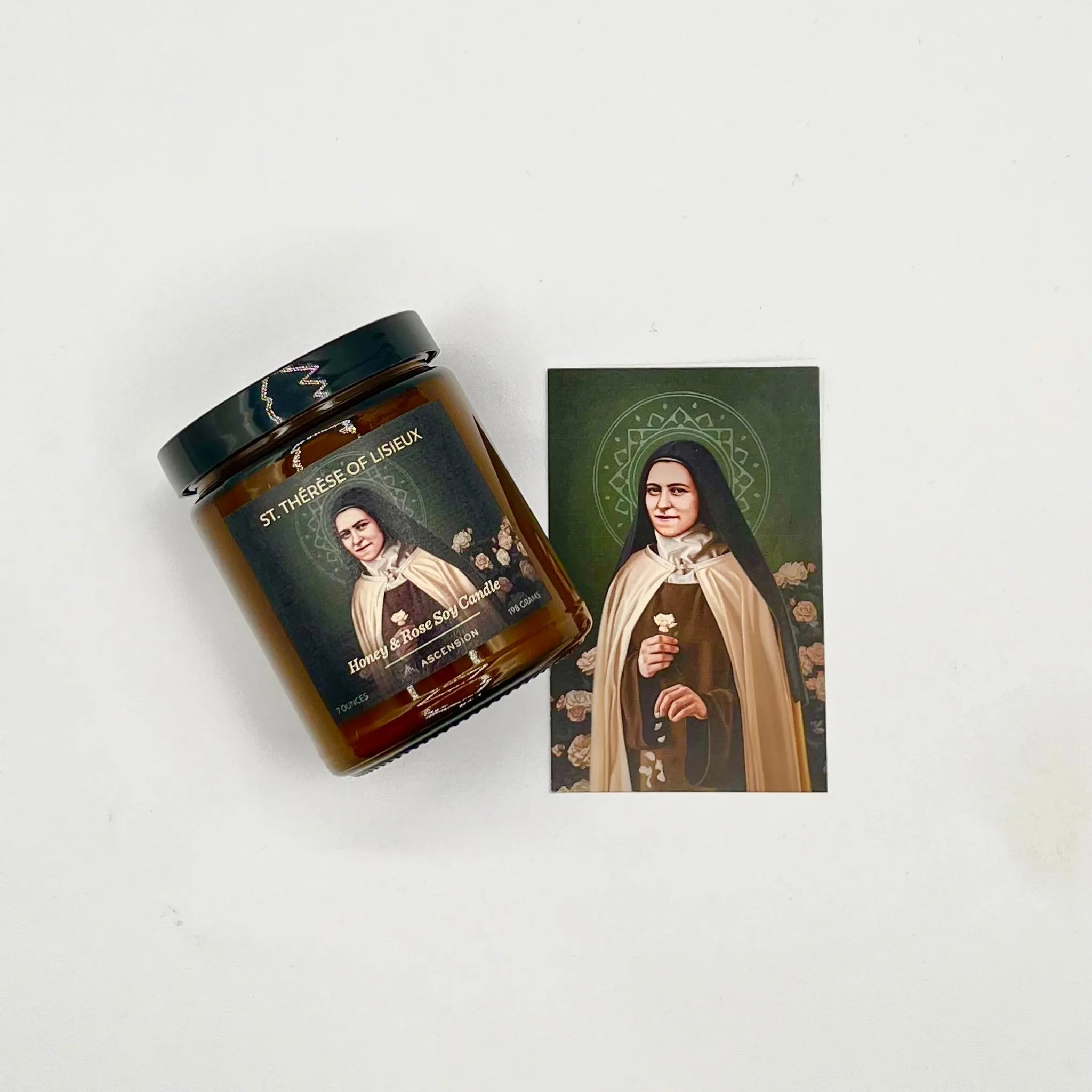 "Honey & Rose" / St. Thérèse of Lisieux Soy Candle