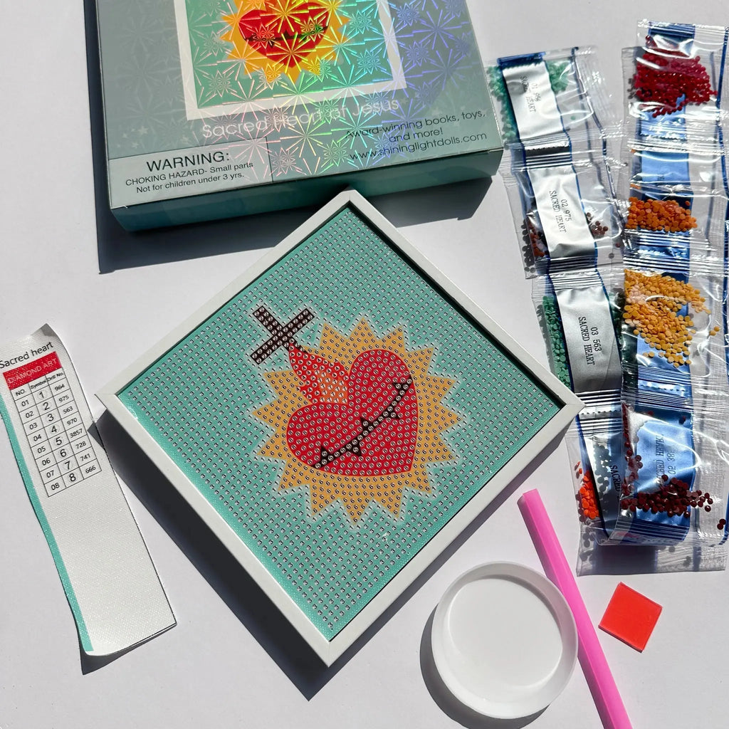 Sacred Heart of Jesus Gem Art Craft Kit
