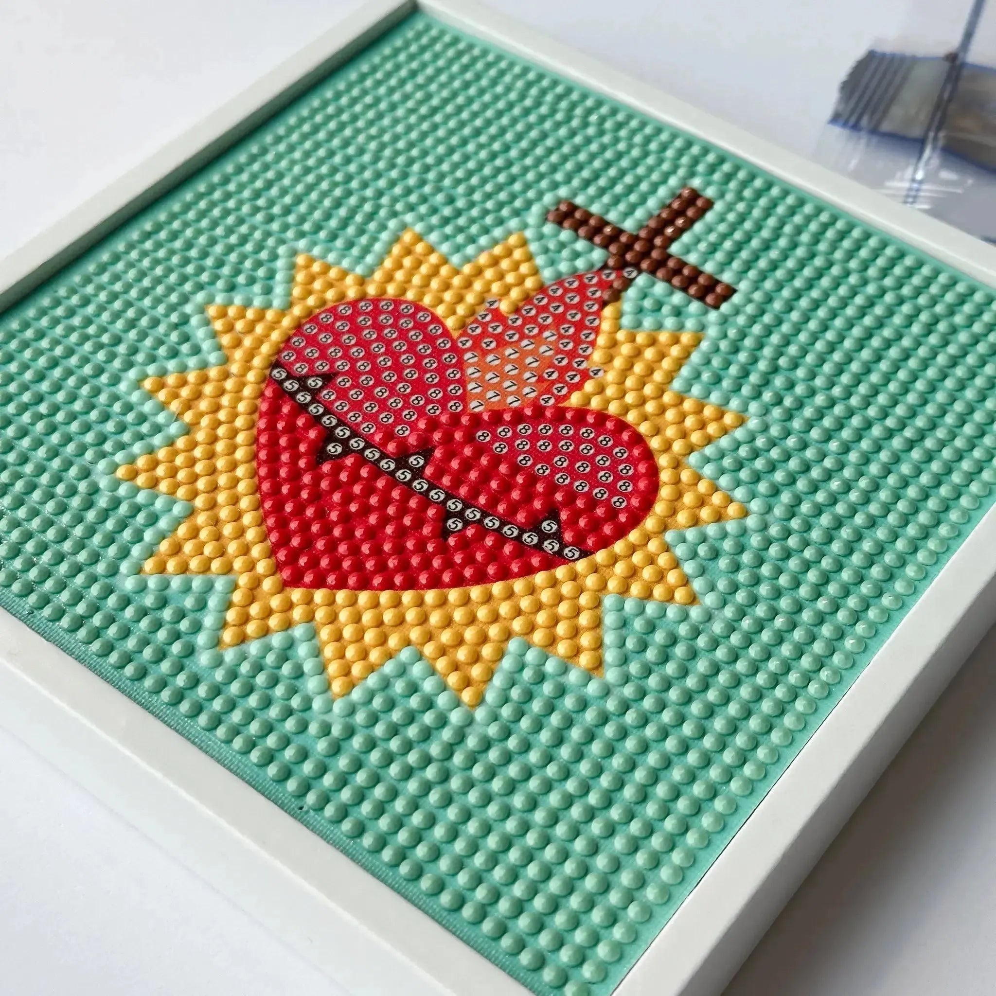 Sacred Heart of Jesus Gem Art Craft Kit