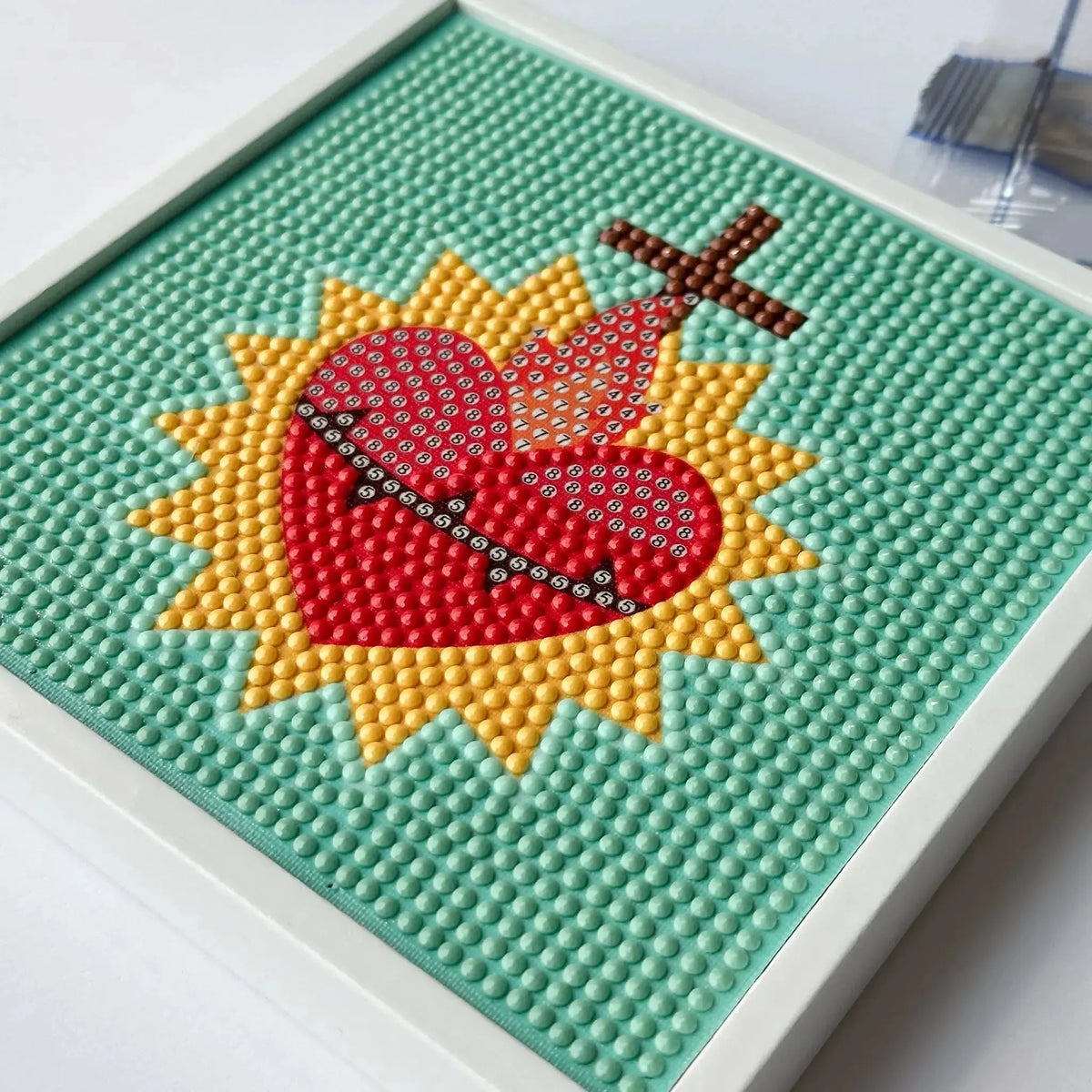 Sacred Heart of Jesus Gem Art Craft Kit
