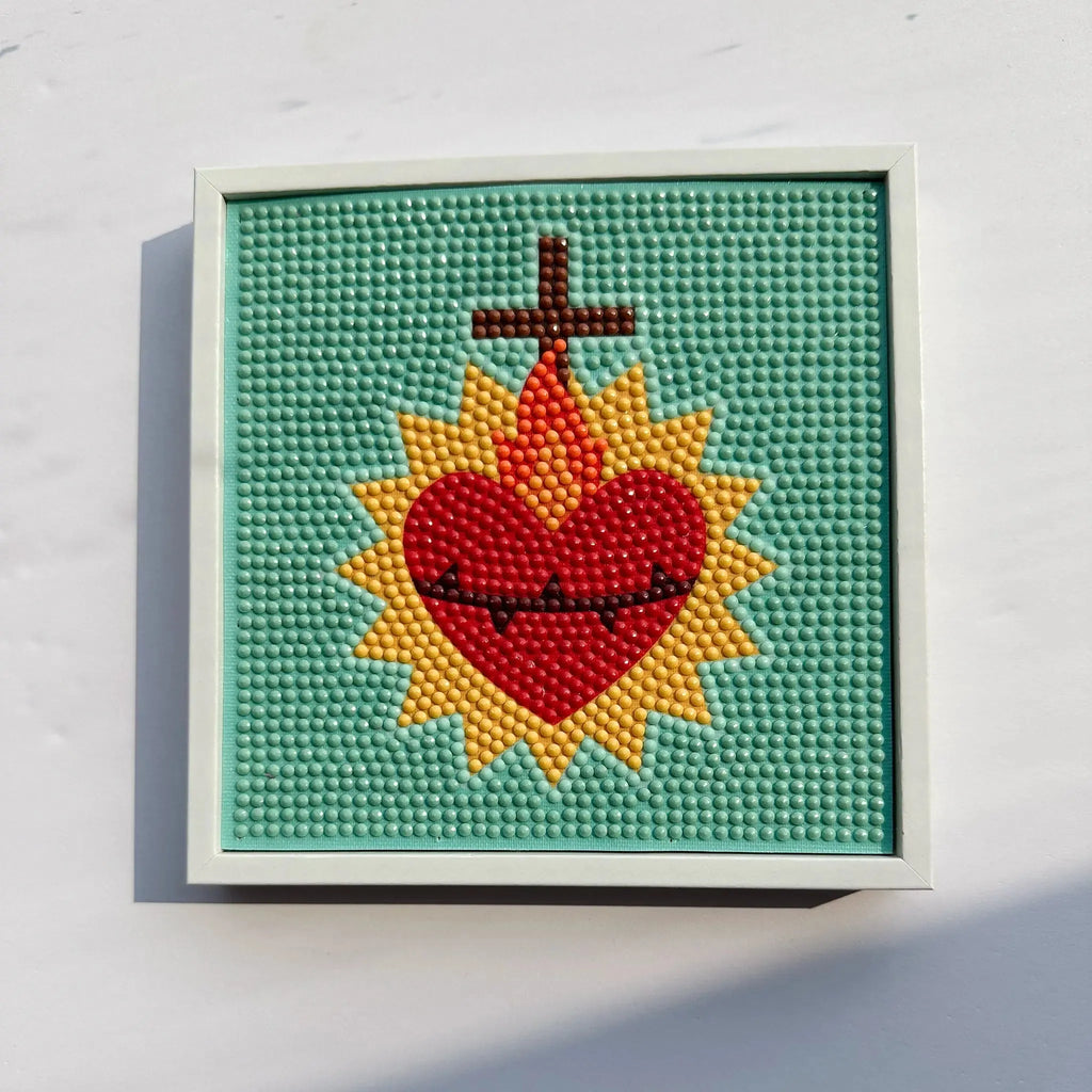 Sacred Heart of Jesus Gem Art Craft Kit