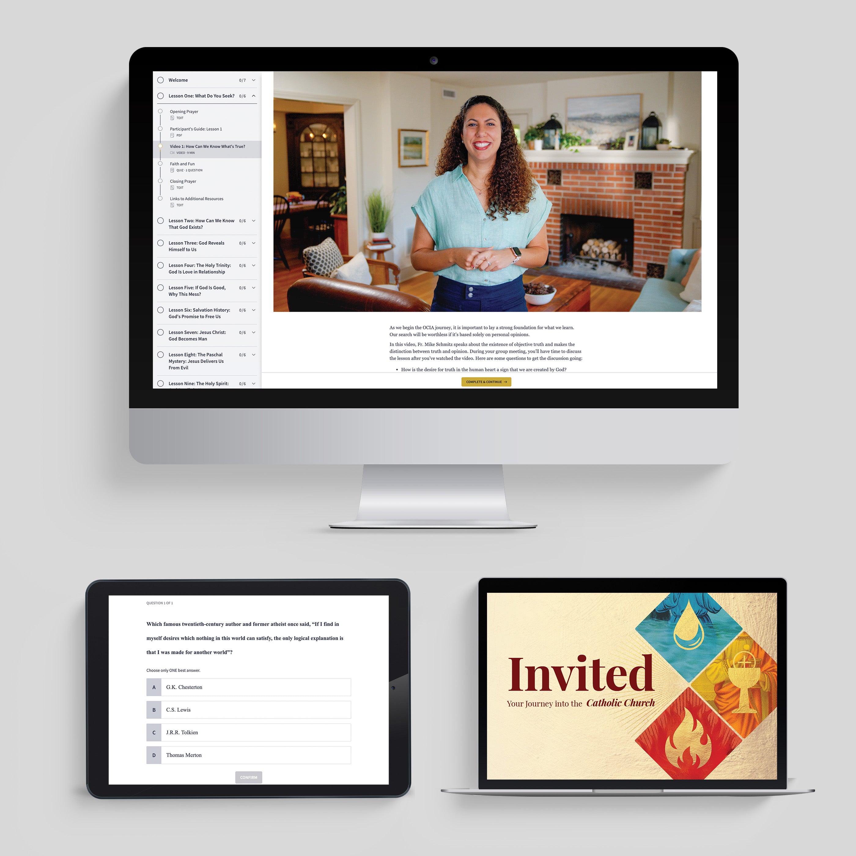 Invited: Your Journey into the Catholic Faith, Participant's Digital Access