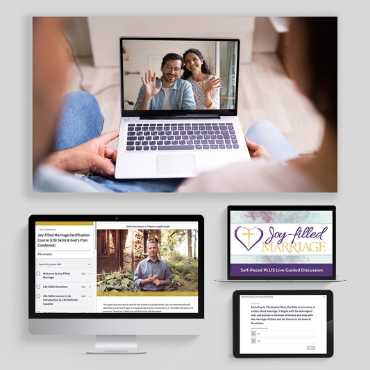 Joy-Filled Marriage, Self-Paced Online Course with Live Guided Discussion