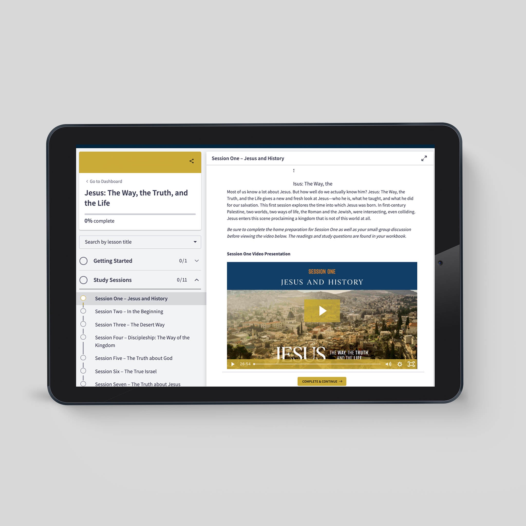 Jesus: The Way, the Truth, and the Life Online Access