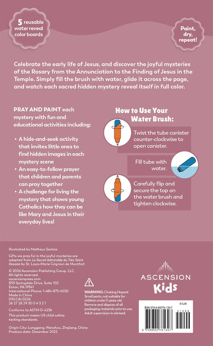 Pray and Paint: Mysteries of the Rosary Water Reveal Bundle