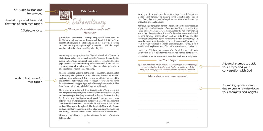 The Ascension Lenten Companion: Walking with Mary to Jerusalem, Journal