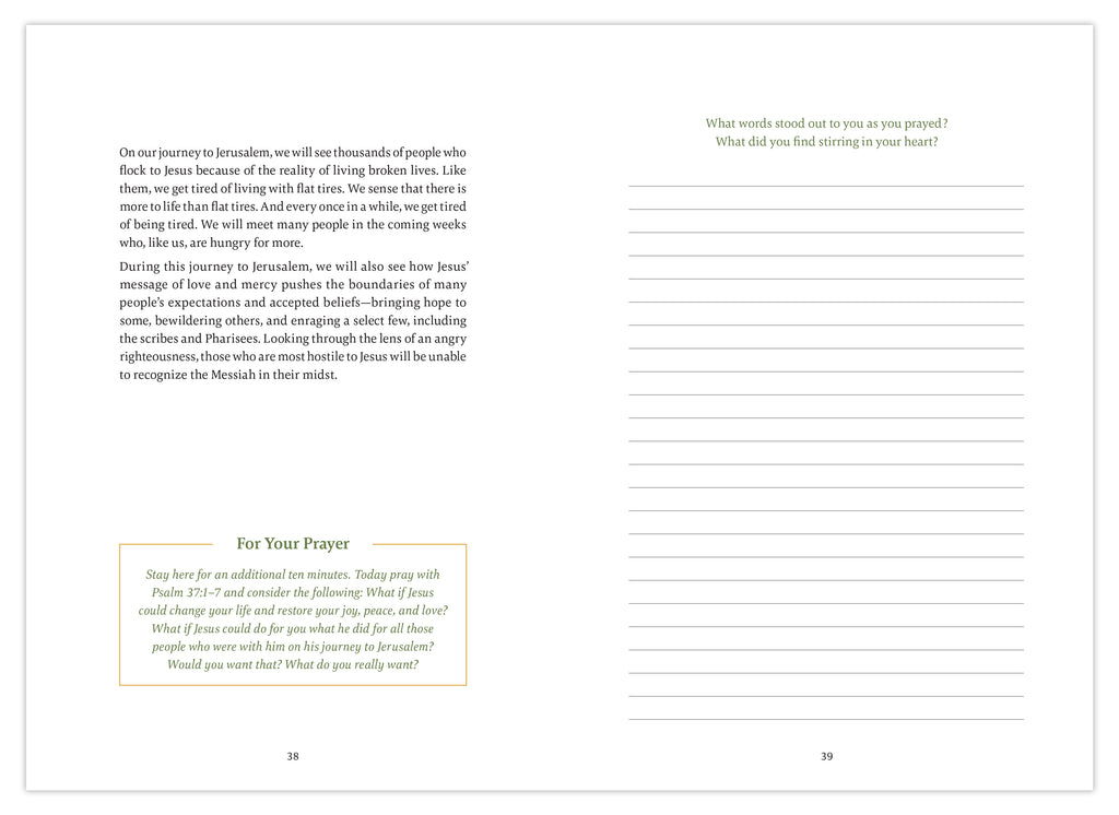 The Ascension Lenten Companion: Walking with Jesus to Jerusalem, Journal