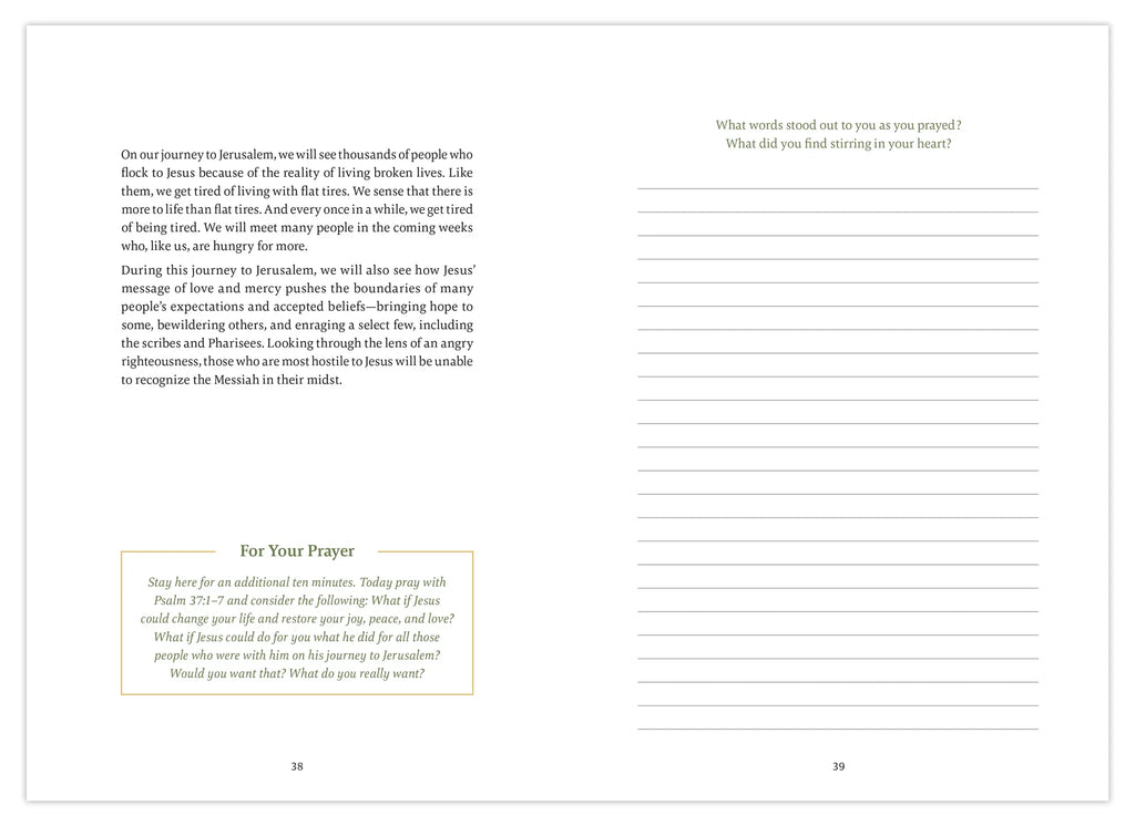 The Ascension Lenten Companion: Walking with Jesus to Jerusalem, Journal