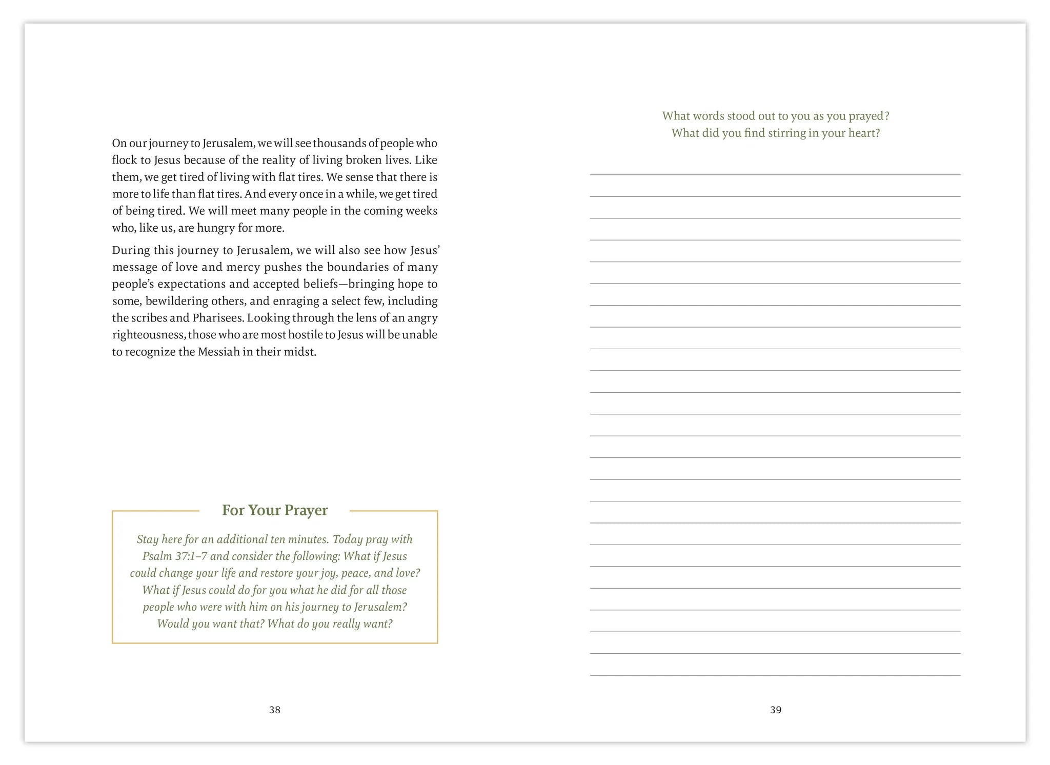 The Ascension Lenten Companion: Walking with Jesus to Jerusalem, Journal