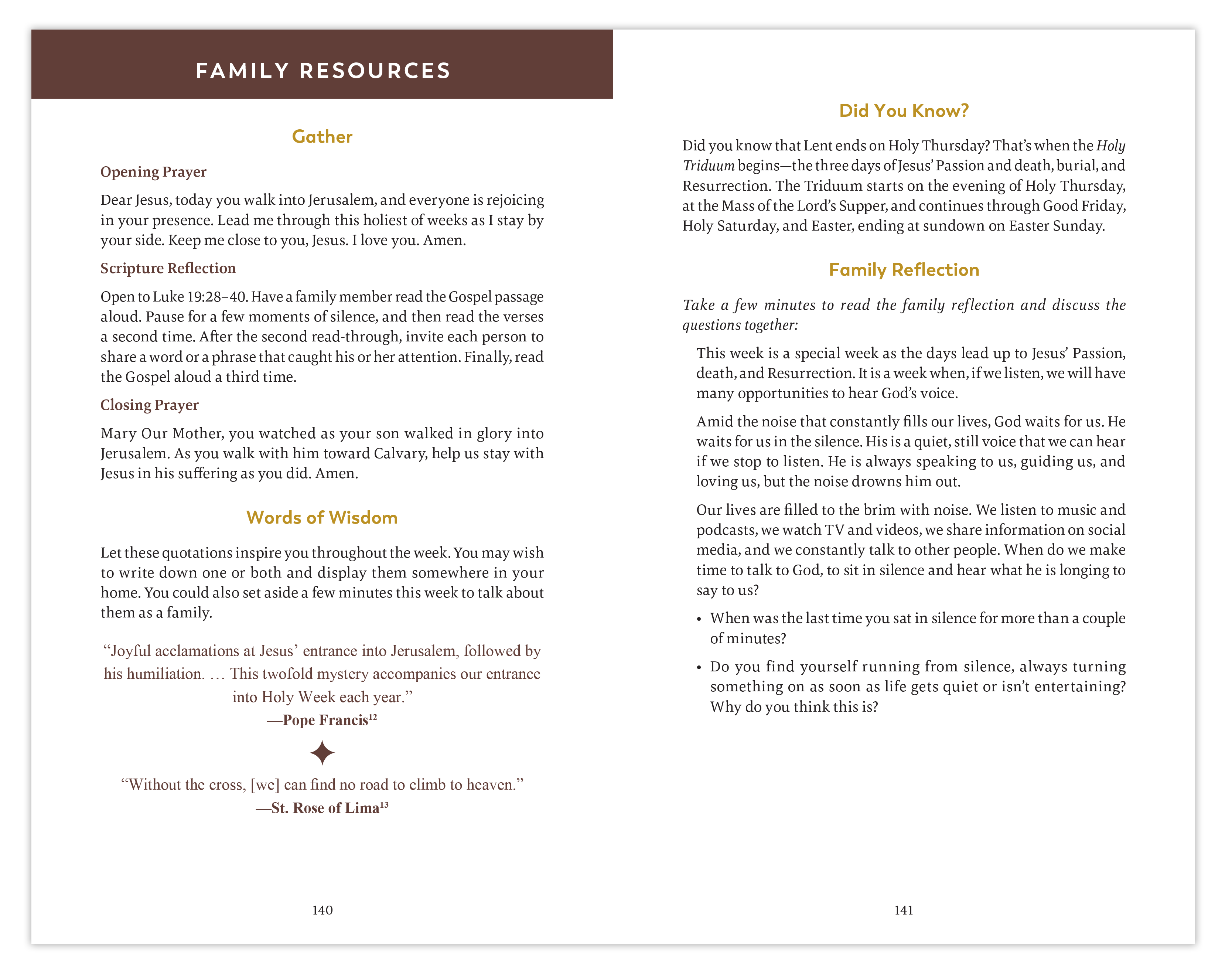 The Ascension Lenten Companion: Walking with Mary to Jerusalem, Journal