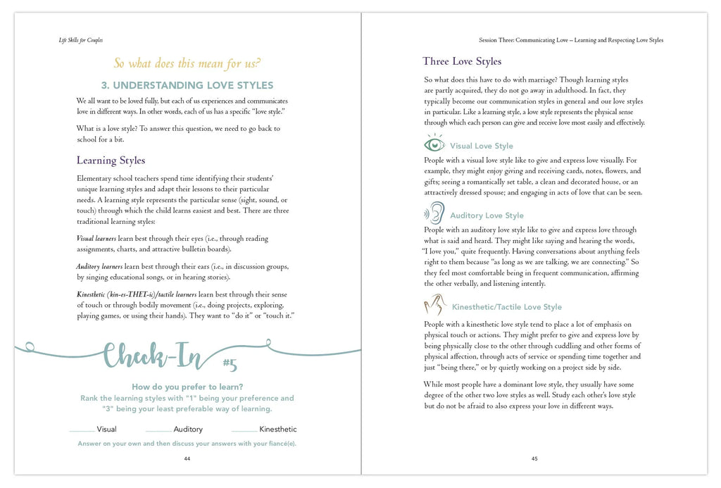 Life Skills for Couples, Couple's Set