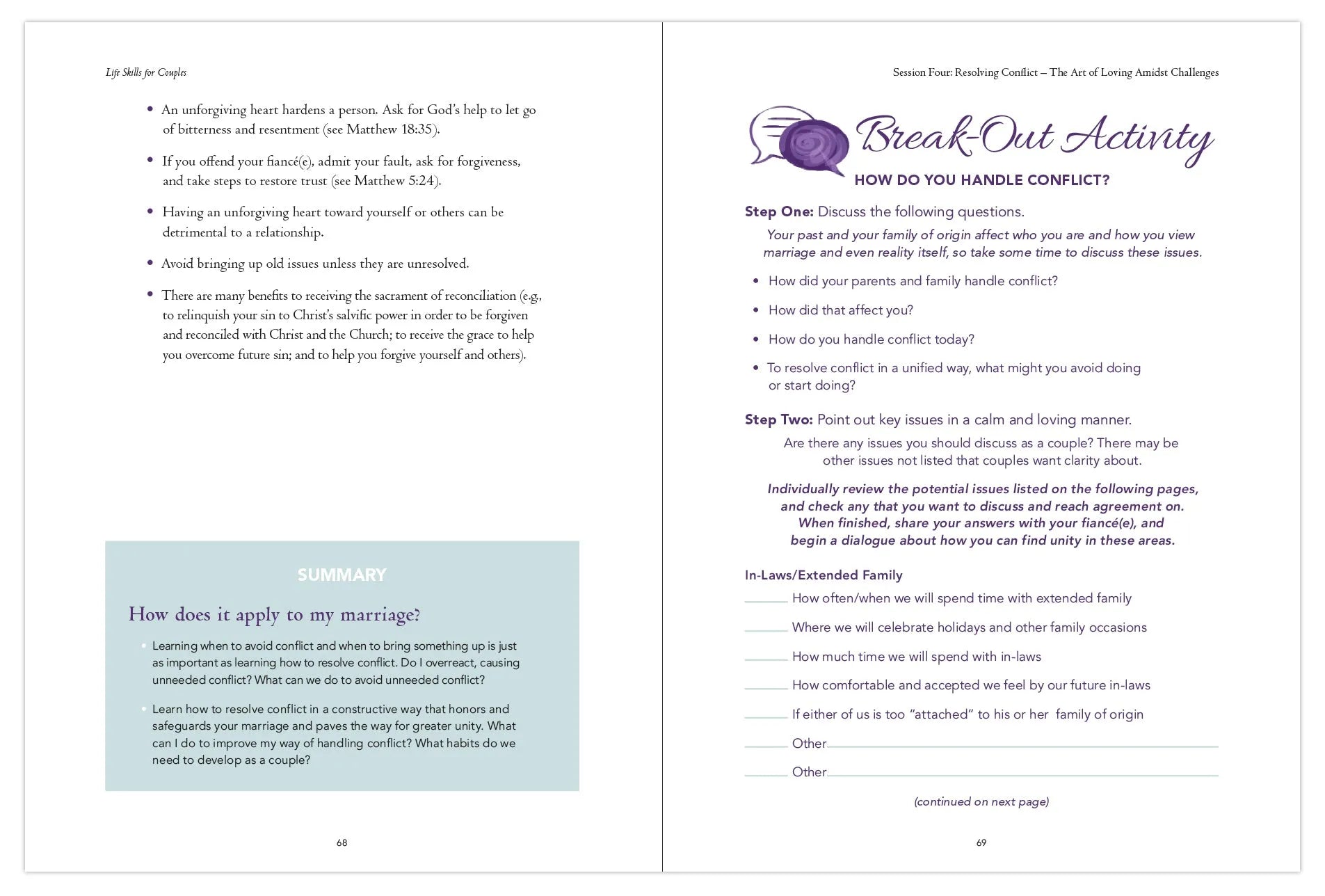 Life Skills for Couples, Couple's Set