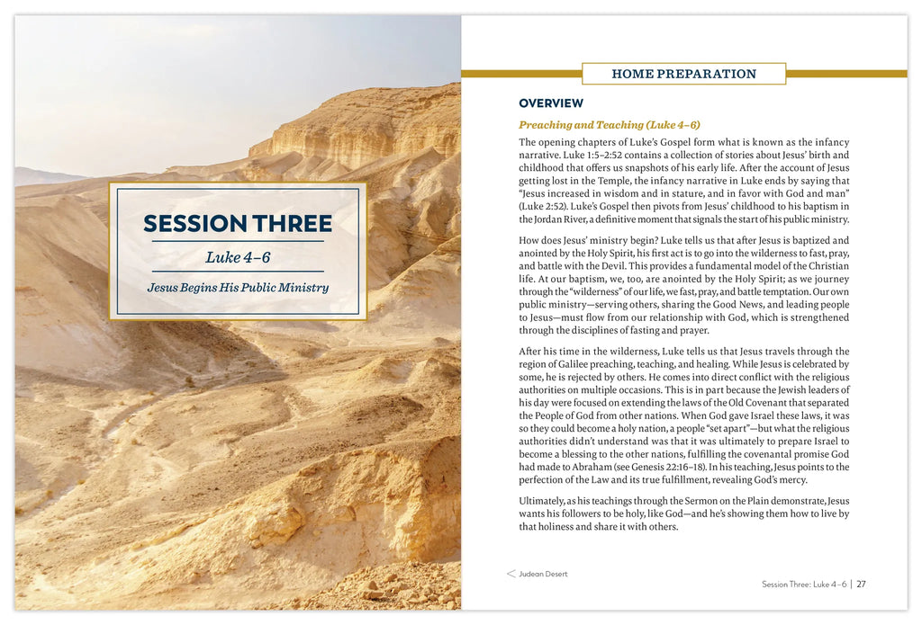 Luke: The Story of Salvation Fulfilled, Workbook
