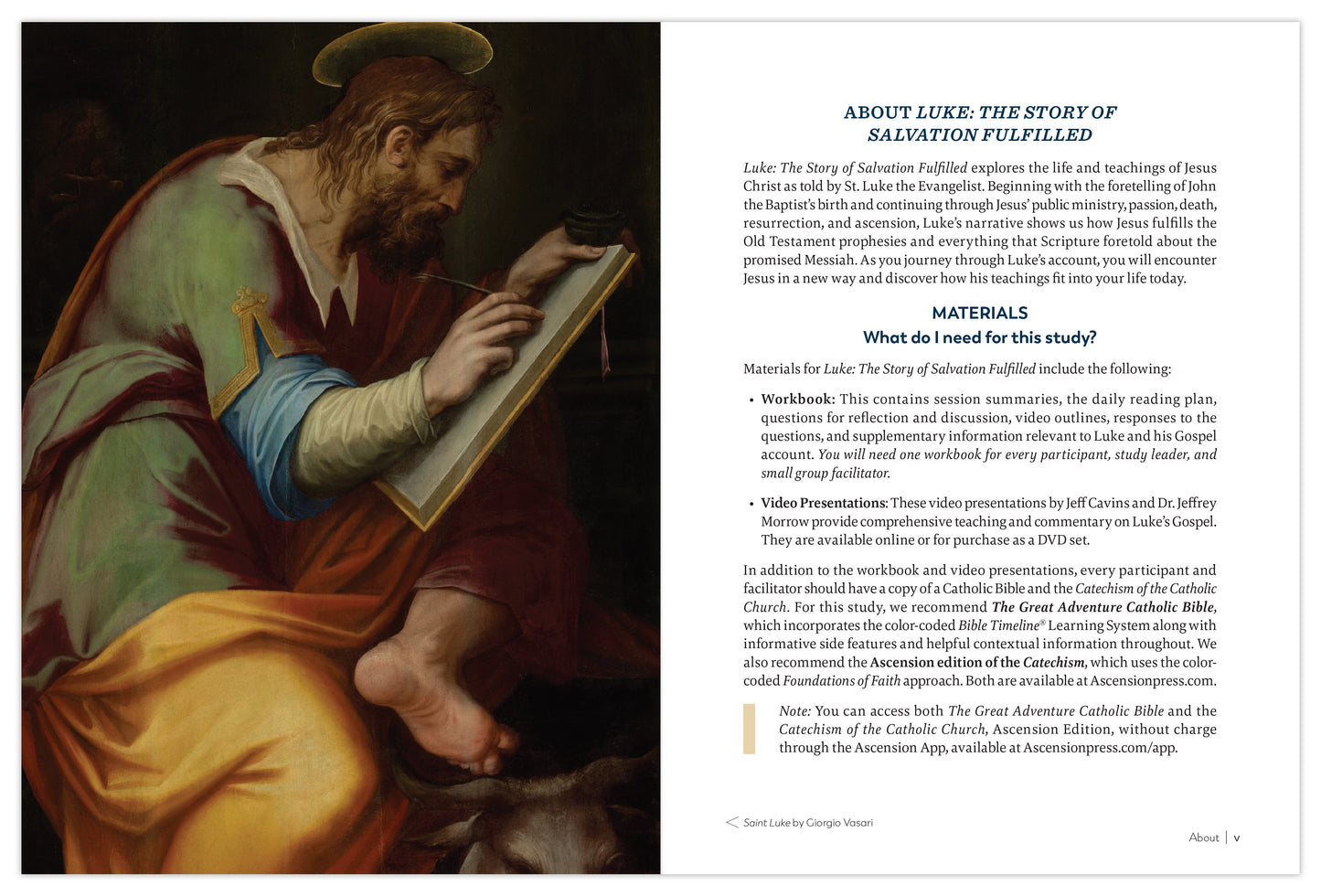 Luke: The Story of Salvation Fulfilled, Workbook