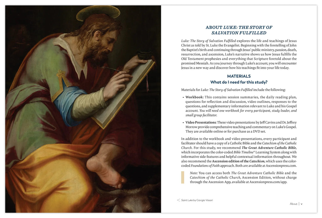 Luke: The Story of Salvation Fulfilled, Workbook